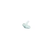Petit Crochet Sandow Nylon 2 Vis Blanc Sachet de 5
