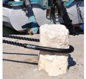 Spiroll Protection Anti-Frottement pour Amarres Taille L ( Cordage 16-25MM) Noir