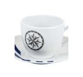 Marina Tasse et sous-tasse à café Mélamine, Ø 7 et 13 cm à l unité