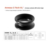 Nodus Factory C-Tech® carbone Anneau à faible friction C-Tech XL 20-35