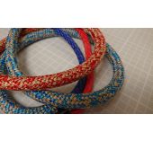 Marlow D2 Grand Prix Drisse Ecoute Ame Dyneema SK78 Gaine Technora Ø 8mm Naturel/Bleu Fin de série Déstockage