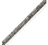 Marlow D2 Grand Prix Drisse Ecoute Ame Dyneema SK78 Gaine Technora Ø 8mm Noir/Gris 