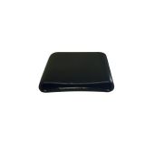 Embout de latte plate noir 40mm