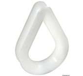 Cosse en nylon blanc Ø 6 mm 