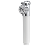 Tuyau douche armé en nylon blanc 4 m
