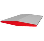 Latte de Voile Plate  24 X 4 mm 1 mètre