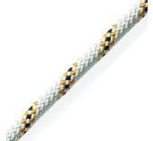 Marlowbraid Drisse Polyester 12mm Blanc Liseré Or