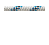 Cézembre Cordage Polyester Polyvalent 14 Blanc/Bleu 