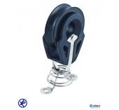 Allen Poulie simple DYNAMIC - Ø Réa 40mm avec tête à sangler et ressort - MWL=180Kg
