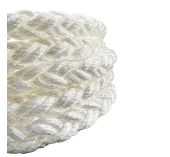 Marlow Corde 3 Torons Polyester Blanc Ø 14mm