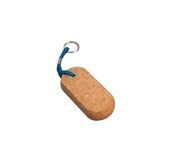 Porte-Clés Flottant en liège ovale 105x50x25 mm