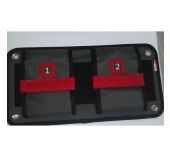 Blue Performance Pochette Equipier Racing Pack Comprenant 1 base et 2 Pochettes