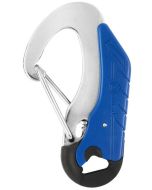 Wichard Mousqueton double sécurité Bleu Long 115 mm